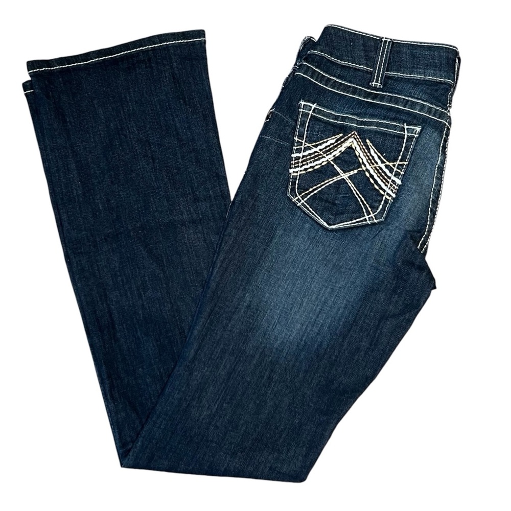 Ariat Women's R.E.A.L. Whipstitch Slim Fit Bootcut Denim Jeans, size 29